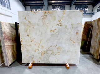 سنگ ساختمانی- اونیکس مرمرکرم Building stone - Onyx marble