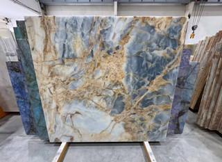 سنگ ساختمانی -اونیکس مرمرآبیBuilding stone - Onyx marb